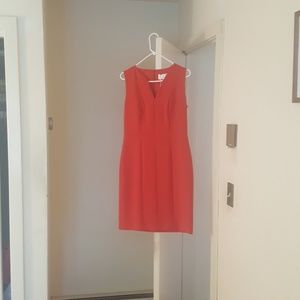 Orange Boss work dress size 6